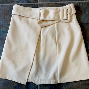 Altar’d State light pink skirt with belt XS